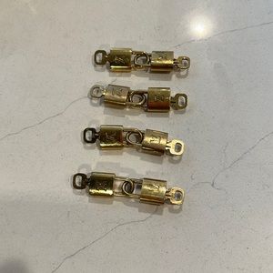 LOUIS VUITTON 2 pack Matching numbers brass locks PICK SET #307 #308 #312 #317